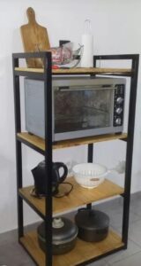 Muebles con hierro y madera