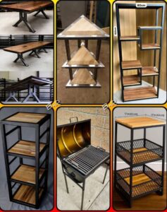 Muebles con hierro y madera (3)